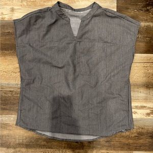 Gray Fabletics XS Tall Scrub Set